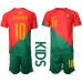 Portugal Bernardo Silva #10 Replika Babykläder Hemma matchkläder barn VM 2022 Korta ärmar (+ Korta byxor)